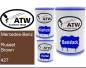 Preview: Mercedes-Benz, Russet Brown, 427: 500ml Lackdose + 500ml Klarlack + 250ml Härter - Set, von ATW Autoteile West.